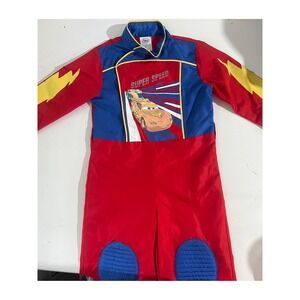 Lightning McQueen costume Dress Up Costume Halloween Play Racecar Driver SZ 4